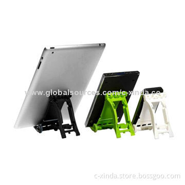 Promotional Universal Foldable Plastic phone stand holder for iPhone/iPad/tablets PC